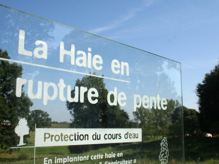 signalétique d'interprétation verre à Mellé